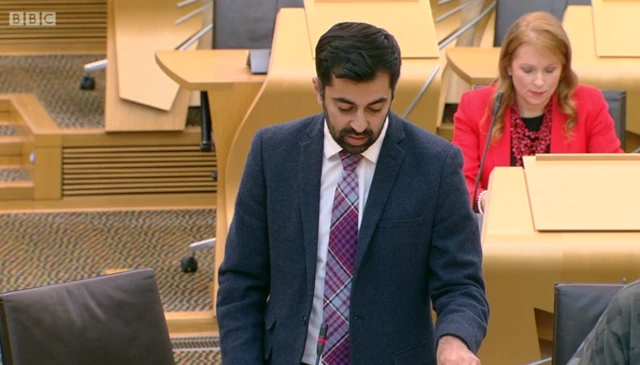 Justice Secretary Humza Yousaf