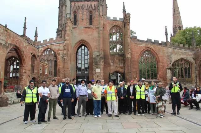 Walkers at last year's event.