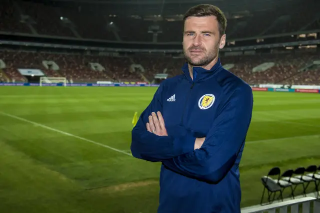 David Marshall at the Luzhniki Stadium on Wednesday evening