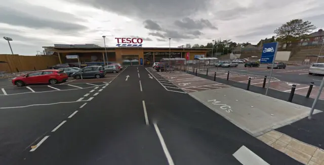 The Tesco in Hoyland