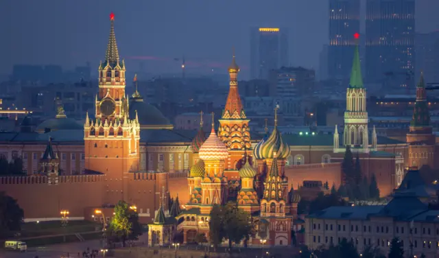 Moscow by night
