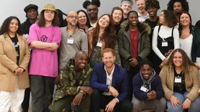 Prince Harry at visit Community Recording Studio (CRS) in St Ann's