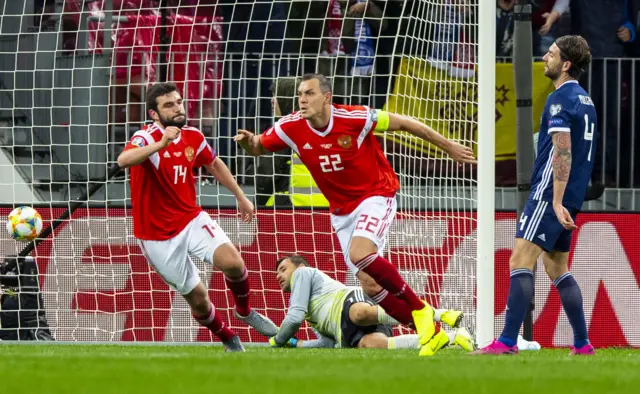 Artem Dzyuba has two more international goals to his name