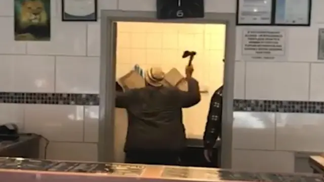Axe attack
