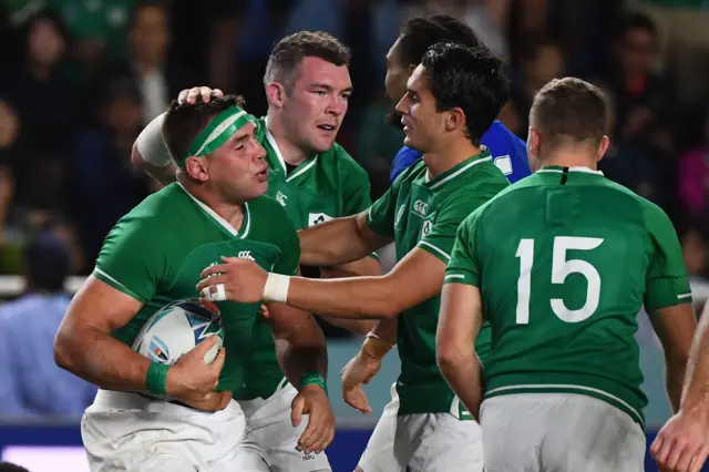 Ireland celebrate