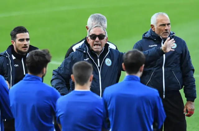 San Marino head coach Franco Varrella