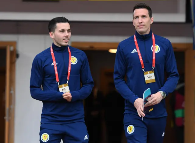 Scotland's Lewis Morgan and Jon McLaughlin