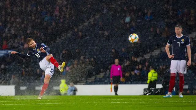 Stuart Armstrong scores for Scotland