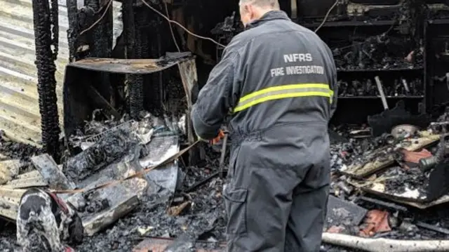 Louth Hospital Social Club fire