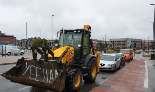 Digger in Sheffield