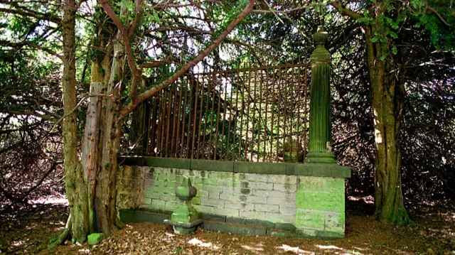 A folly within the grounds of the Kirklees Estate