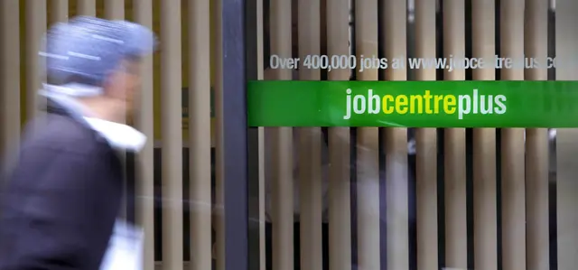 Job Centre Plus sign