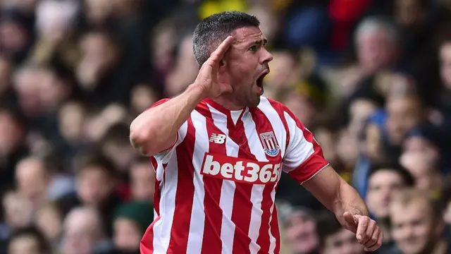 Jon Walters when playing for Stoke City