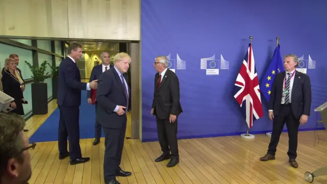 Boris Johnson and Jean-Claude Juncker