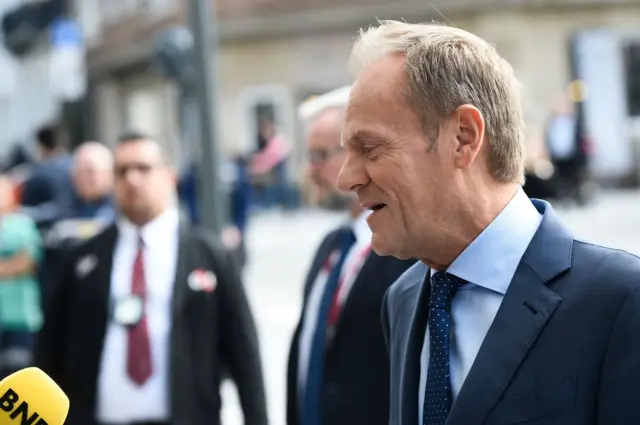 European Council President Donald Tusk