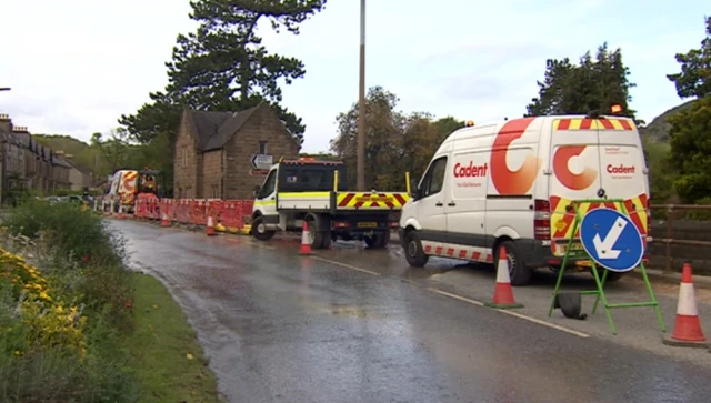 Cadent vans in Wirksworth