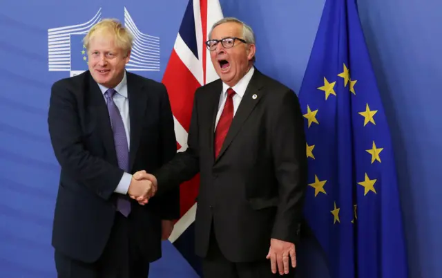 boris johnson and jean-claude juncker