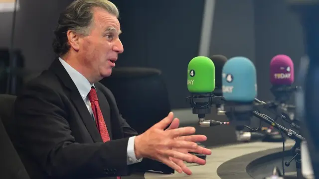 Oliver Letwin speaking on BBC Radio 4 Today