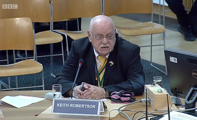 The Mobility and Access Committee's Keith Robertson