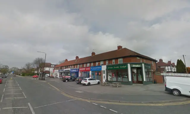 Knaresborough Road near Leyland Road junction