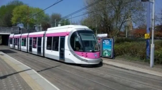 West Midlands Metro tram