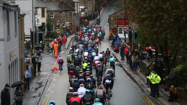 Cyclists in Harrogate