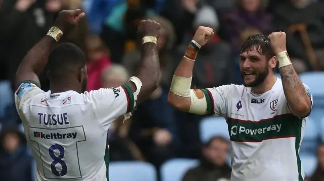 London Irish celebrate