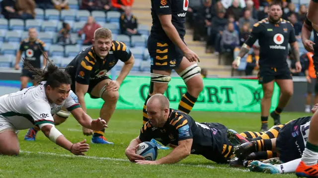 Dan Robson scores for Wasps