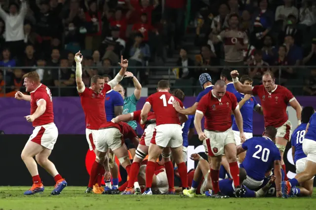 Wales try