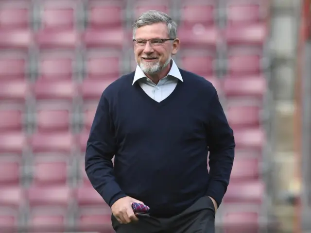 Hearts manager Craig Levein