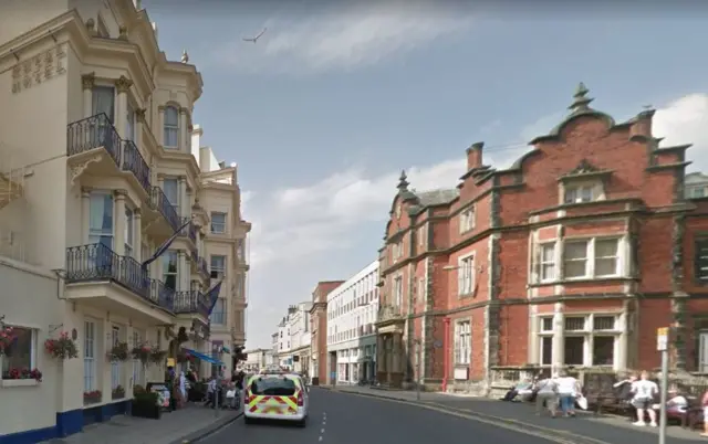 Scarborough Town Hall and Royal Hotel