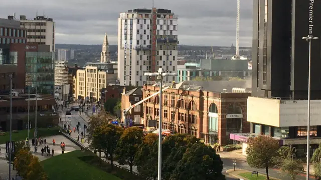 Fire at building in Leeds