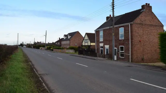 Some of the houses the road could go through