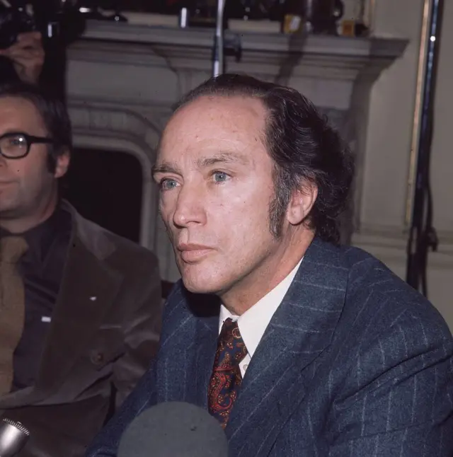 December 1972: Canadian prime minister Pierre Elliott Trudeau during a visit to London.