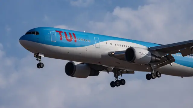 A Tui plane