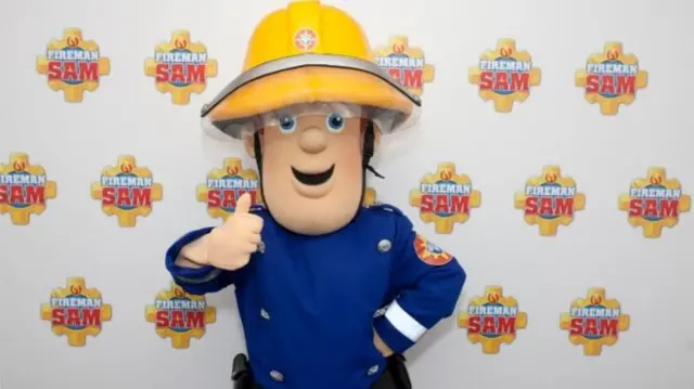 Fireman Sam mascot