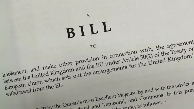 Brexit bill text