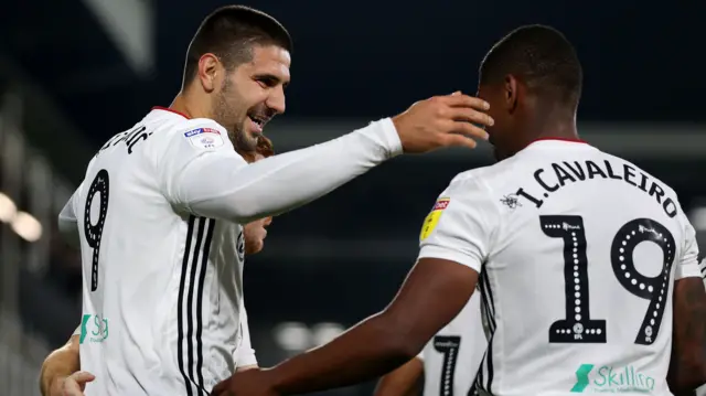 Fulham celebrate