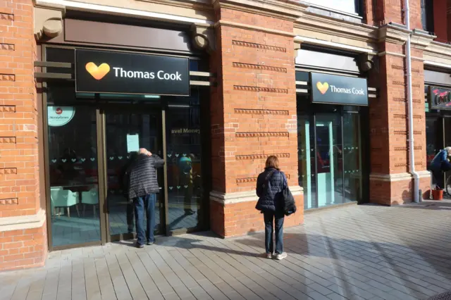 Former Thomas Cook store in Lincoln