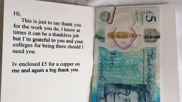 The thank-you note