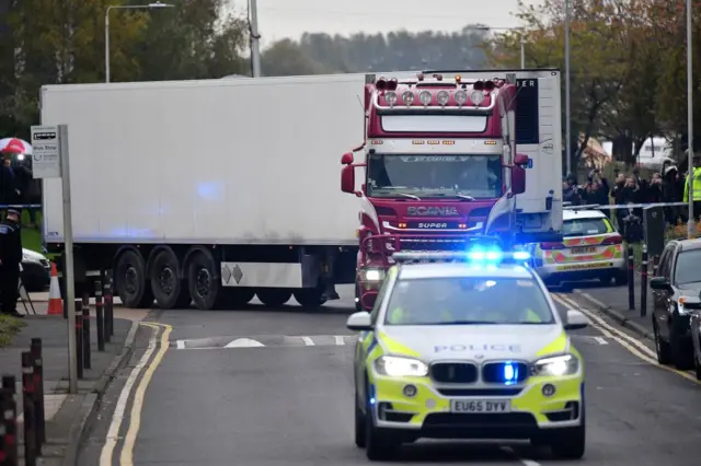 Lorry in Grays