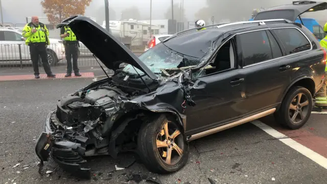 Vehicle after crash