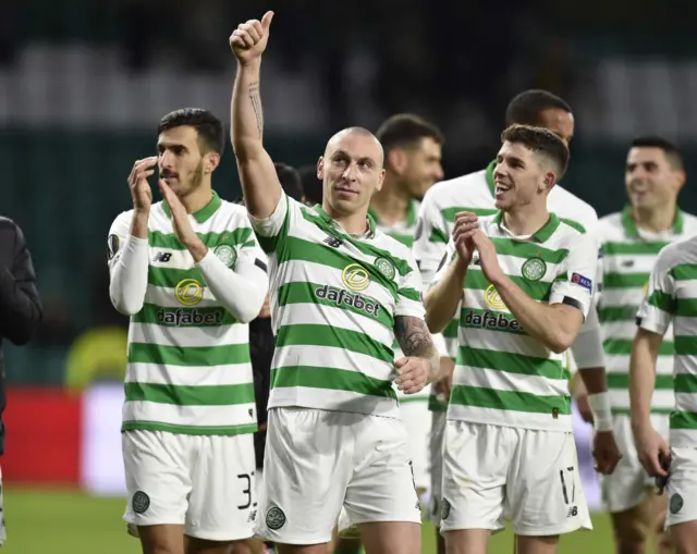 Scott Brown earned the praise of his manager for his display in midfield