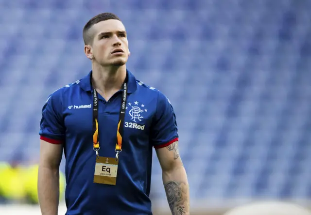 Ryan Kent makes his second start for Rangers since his summer transfer from Liverpool