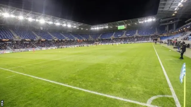 About 6,000 children watched Slovan Bratislava's previous Europa League home game against Besiktas