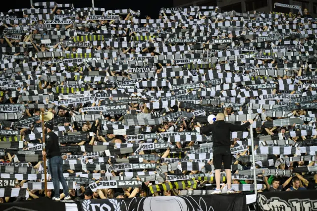 Partizan Belgrade fans