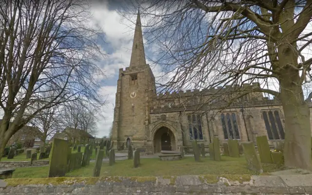 All Saints Church in Ashover in North East Derbyshire