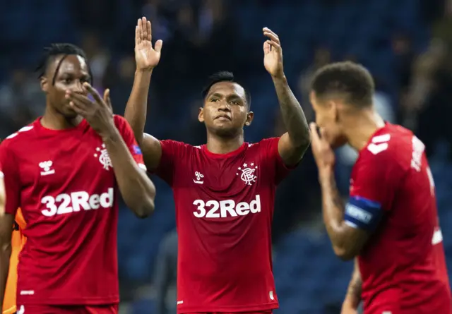 Alfredo Morelos scored a fine equaliser for Rangers in Portugal