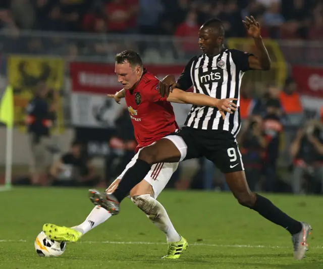 Phil Jones and Umar Sadiq