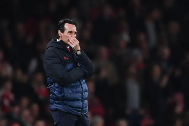 Arsenal boss Unai Emery